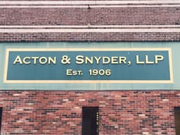 Acton & Snyder LLP