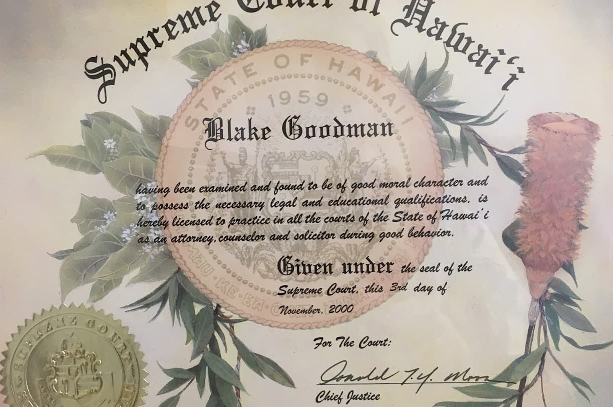 Blake Goodman, PC — attorney in Honolulu, HI