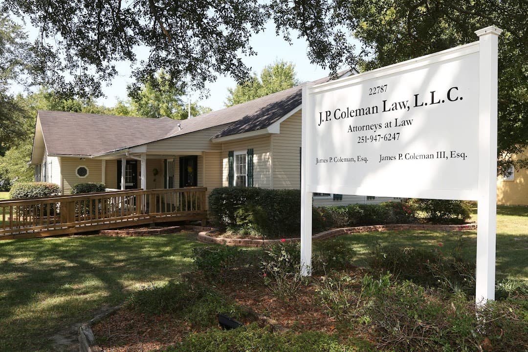 JP Coleman Law, LLC, Attorneys at Law — attorney in Robertsdale, AL