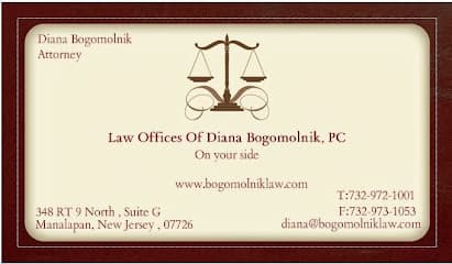 Law Office of Diana Bogomolnik, PC — attorney in Manalapan Township, NJ