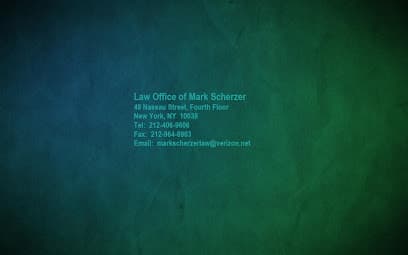Law Office of Mark P. Scherzer — attorney in New York, NY