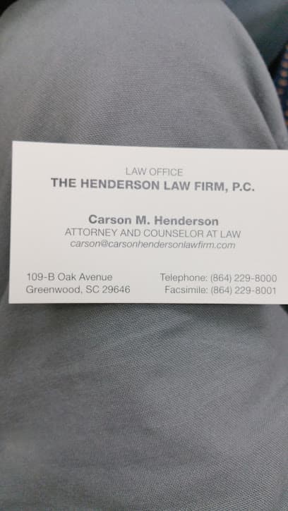 The Garrett Law Firm, P.C. — attorney in Greenwood, SC