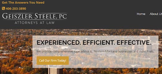 Geiszler Steele, PC — attorney in Missoula, MT
