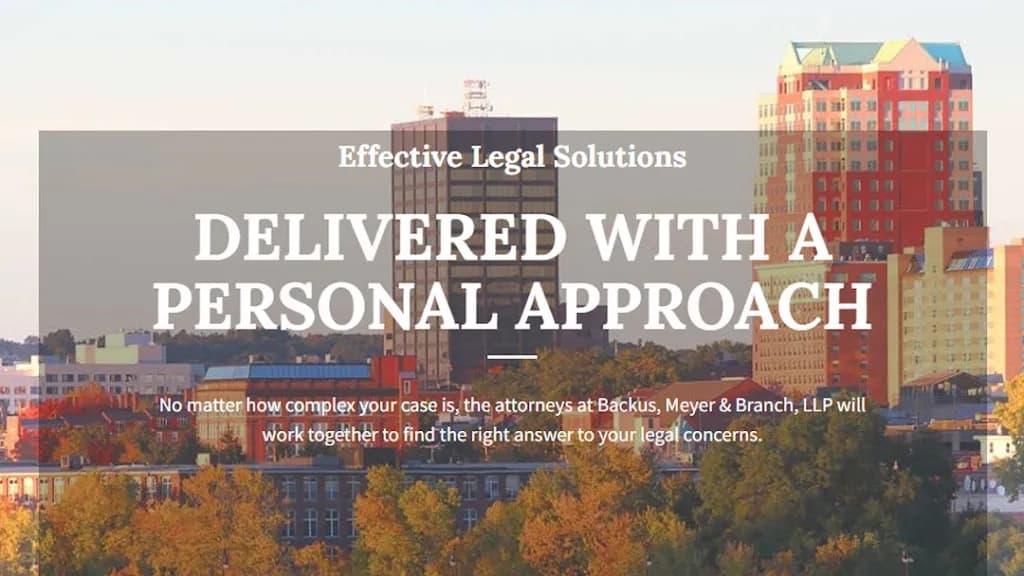Backus, Meyer & Branch, LLP — attorney in Manchester, NH