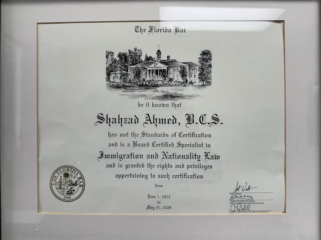 Shahzad Ahmed — attorney in Orlando, FL