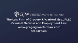 The Law Firm of Gregory J. Watford, Esq., PLLC