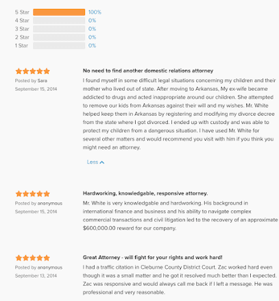 William "Zac" White Attorney and Counselor at Law — attorney in Heber Springs, AR