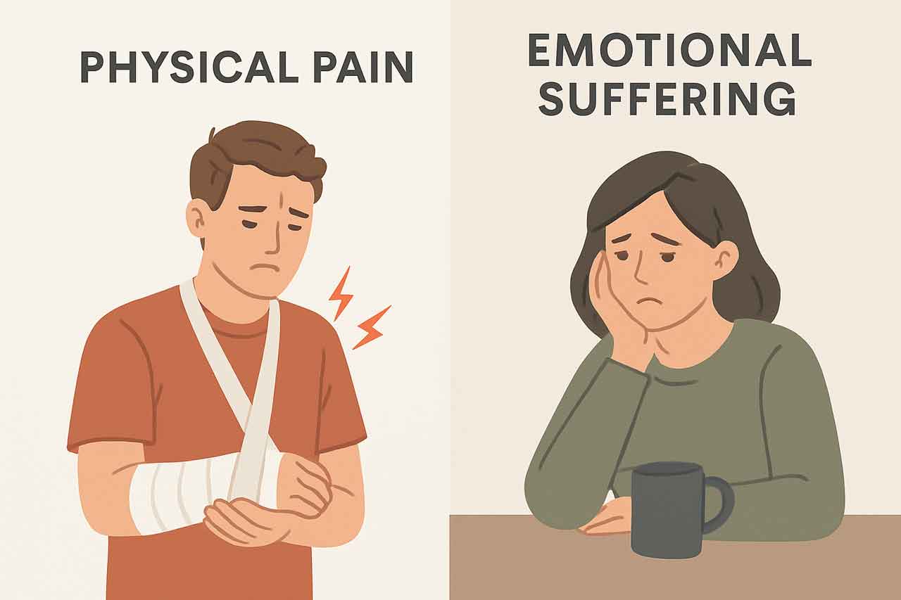 Physical pain and Emotional suffering on personal injury